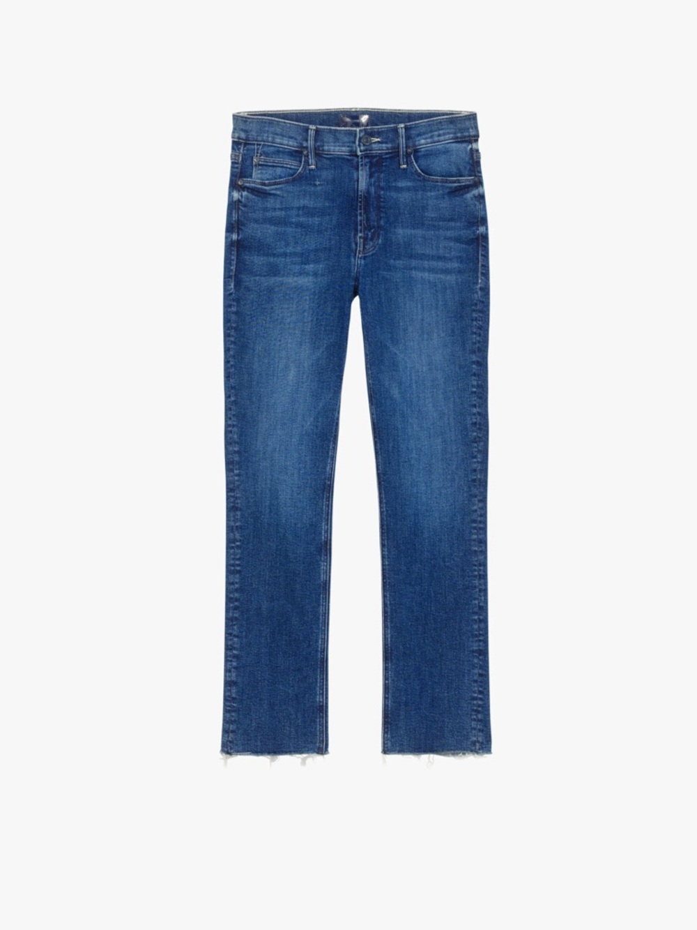 MOTHER Women's Straight Leg Jeans in Indigo Blue